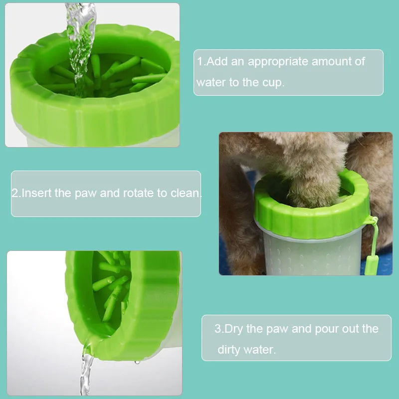 Kubek do mycia stóp dla zwierząt
